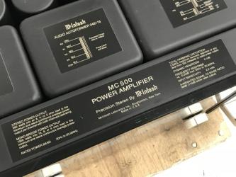 MCINTOSH MC500 POWER AMPLIFIER