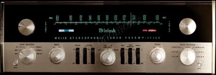 MCINTOSH MX110 TUBE PRE AMPLIFIER