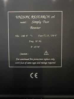 Unison Research Simply Two Integrated Tube Amplifier