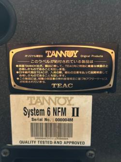 Tannoy System 6 NFM II Speaker