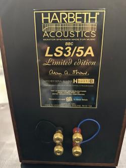 HARBETH LS3/5A GOLD PRO LIMITED EDITION SPEAKER